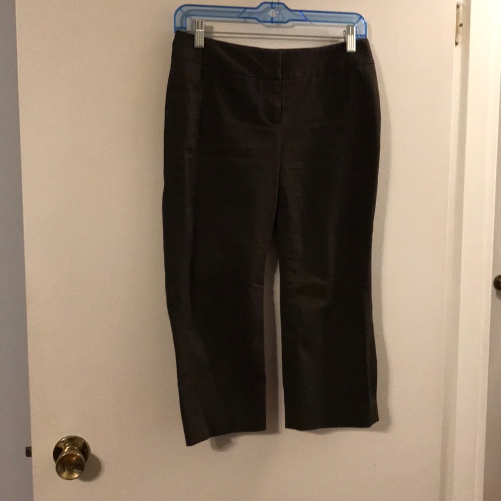 Caslon petite brown cropped pants